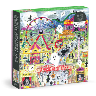 Michael Storrings Haunted Amusement Park 500-Piece Puzzle