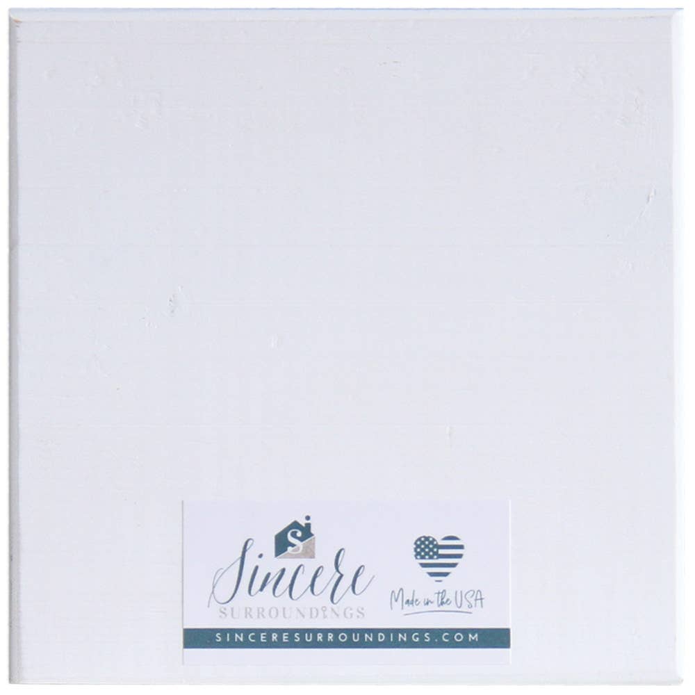 "Sisters Like Stars" Small Talk Square Sign by Sincere Surroundings