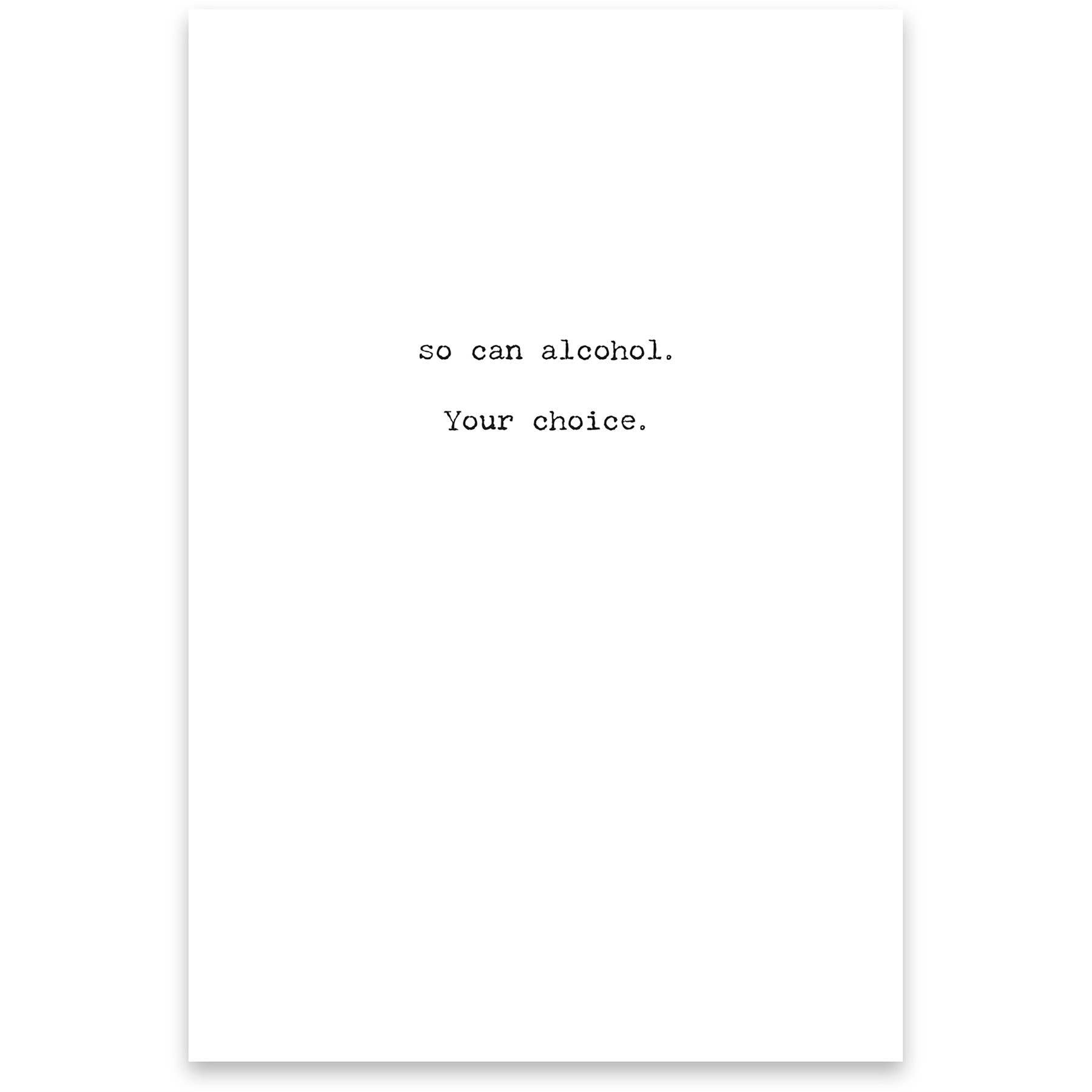 Yoga Your Choice Greeting Card - Just For Fun