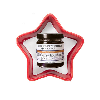 Little Dipper Gift Set - Star Dish & Blueberry Bourbon Pecan Jam