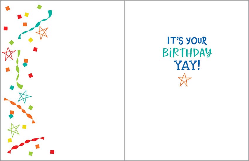 Birthday Greeting Card - Super Awesome Birthday