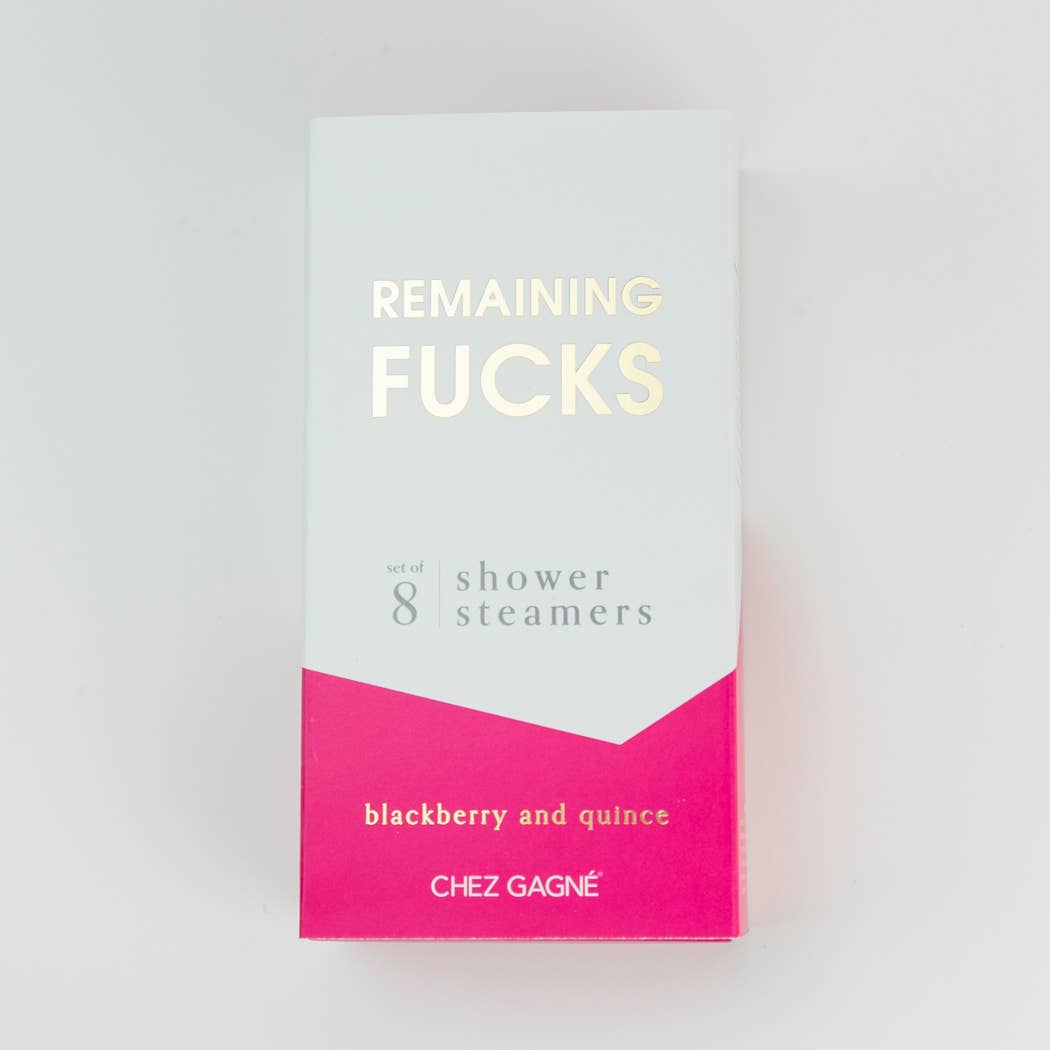 Remaining Fucks Shower Steamers - Blackberry Quince