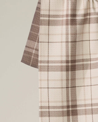 Geometry Oat Plaid Luxe Kitchen Towel
