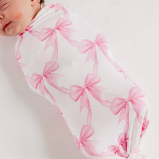 Bow My Gosh Bamboo Swaddle Blanket