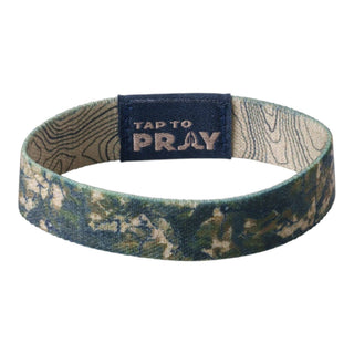 Tap To Pray® Valor Camo Bible Verse Wristband