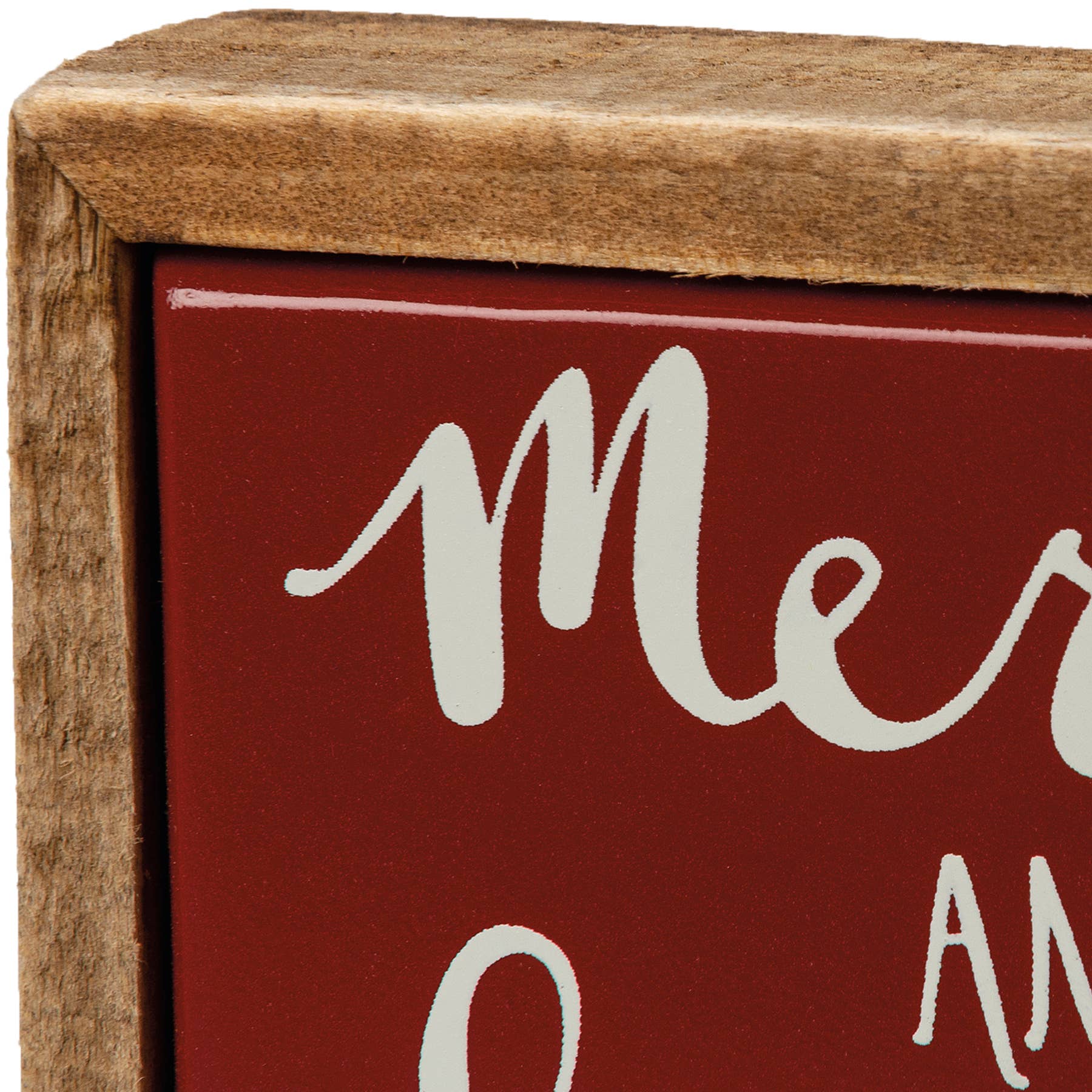 Merry And Bright Box Sign Mini
