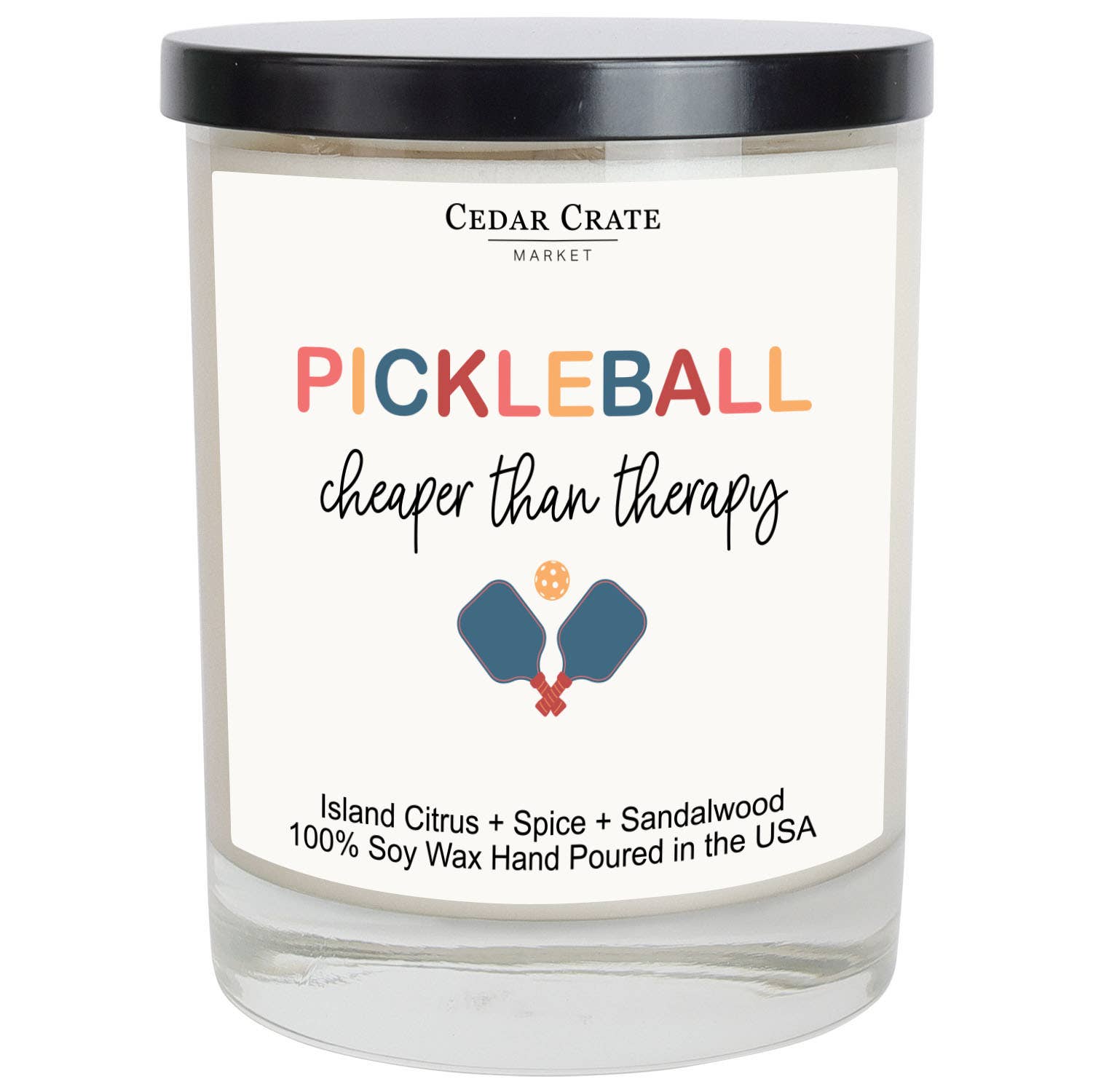 Pickleball Cheaper Than Therapy Candle