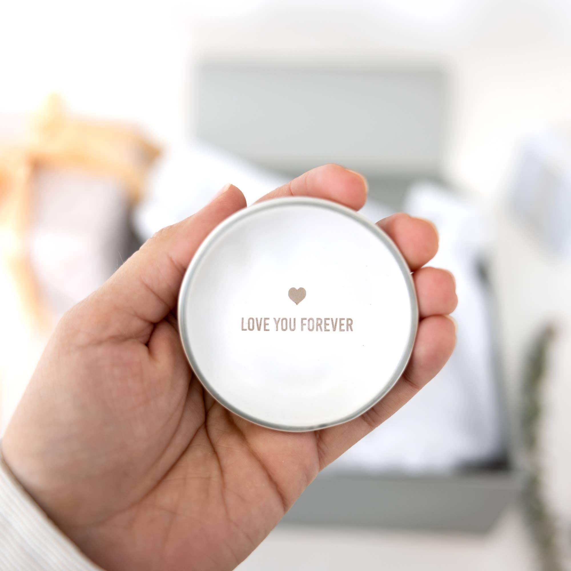 Love You Forever Trinket Dish