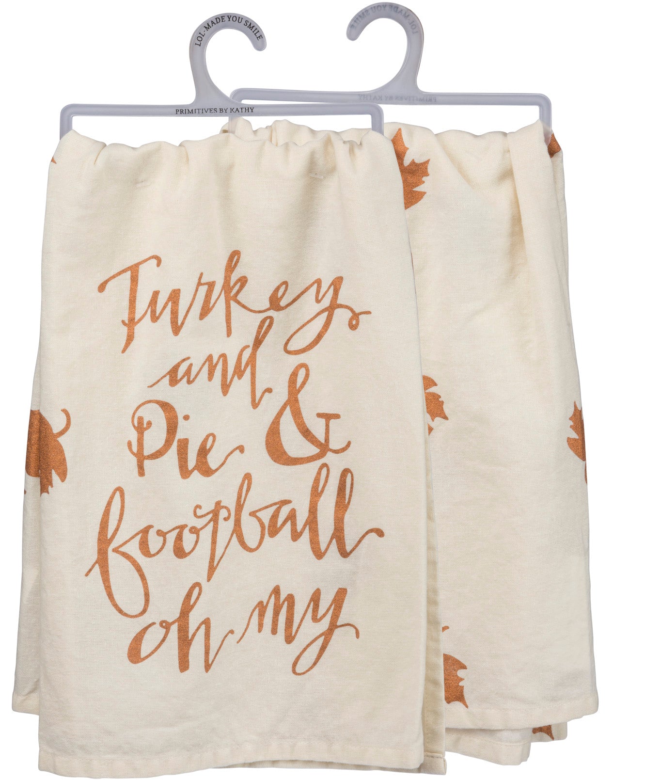 Turkey And Pie & Football Oh My Kitchen Towel