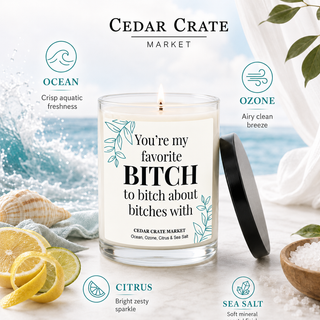 Best Friend Candle, Floral Sandalwood Musk