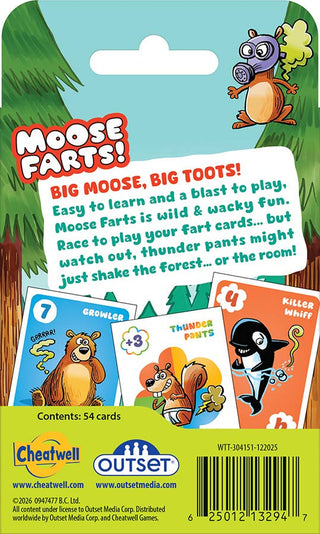 Moose Farts Wildlife Card Game