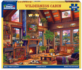 Wilderness Cabin 1000-Piece Jigsaw Puzzle