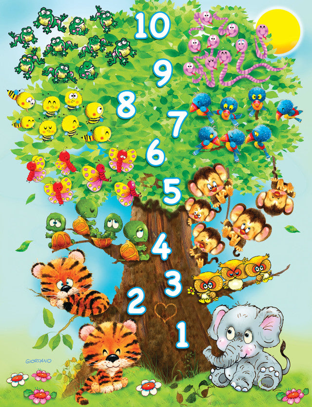 Counting Tree 36 Piece Jigsaw Puzzle