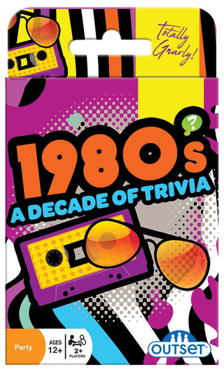 1980s A Decade of Trivia Card Game