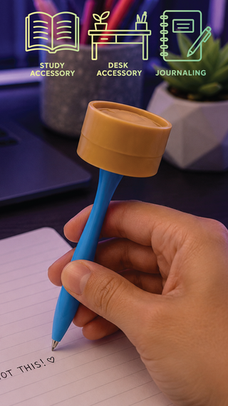 Fun Doh Squishy Dumpling Pen Desk Pop