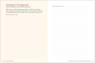 Grandma's Story Memory Journal