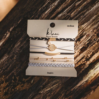Inspire Hair Tie Bracelets by K'lani