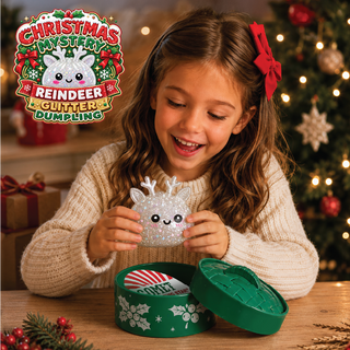 Fun Doh Christmas Mystery Reindeer Glitter Dumpling Squishy Toy