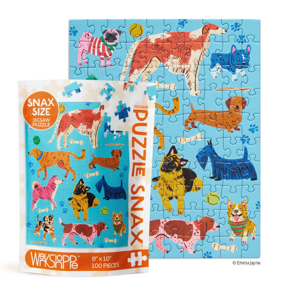 Pooches Playtime 100 Piece Puzzle Snax