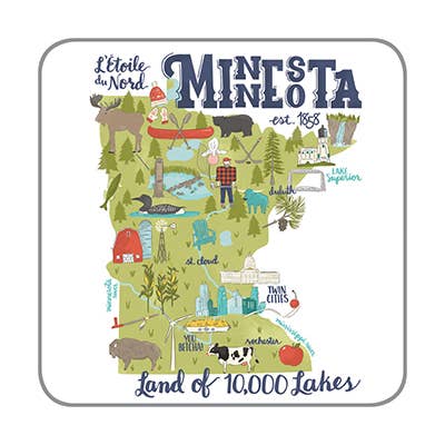 Minnesota Drink Coasters