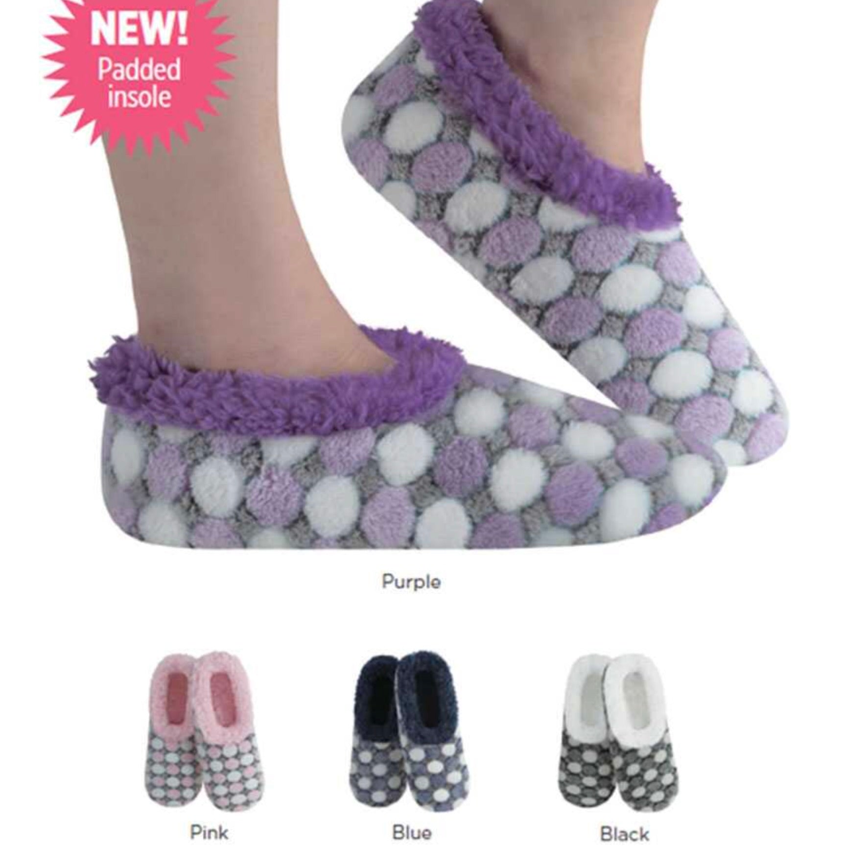 Women's Spot The Dot Snoozies Slippers