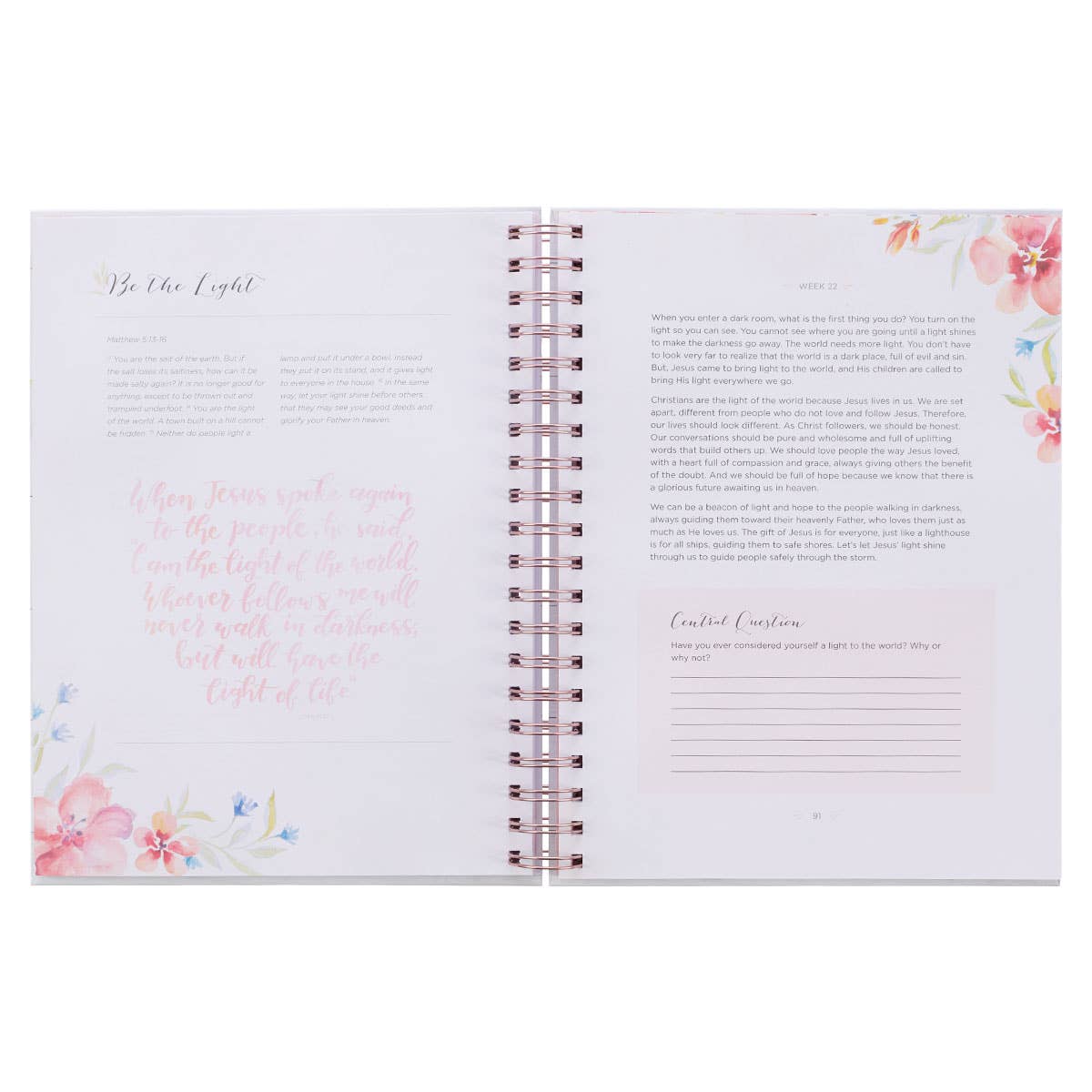 Prompted Hardcover Wirebound Prayer Journal