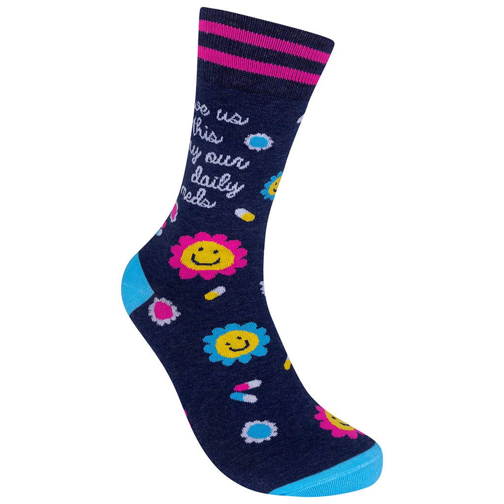 Give Us This Day Our Daily Meds Socks
