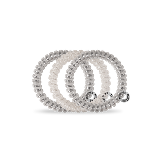 Spiral Hair Coils | Small | Silver Slay Hair Ties