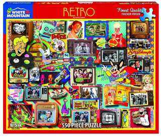Retro 550-Piece Jigsaw Puzzle