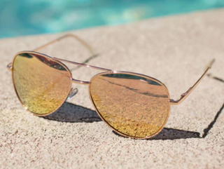 Peepers Ultraviolet Bifocal Sunglasses - Gold