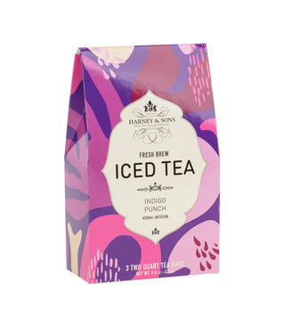 Fresh Brew Iced Tea Indigo Punch Harney & Sons