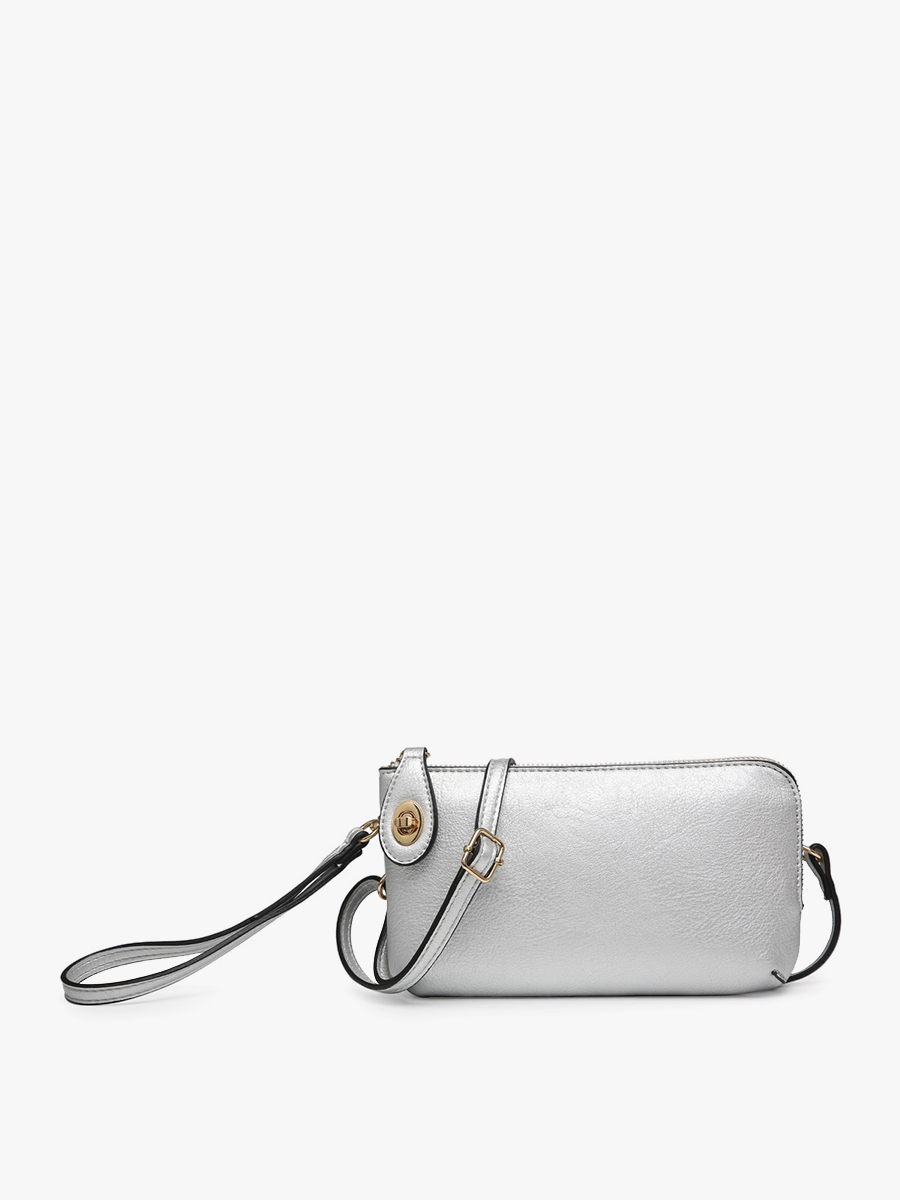 Kendall Crossbody Wristlet w/ Twist Lock Closure