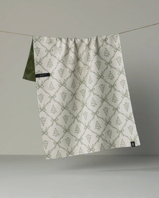 Geometry Cedar Bows Luxe Kitchen Towel