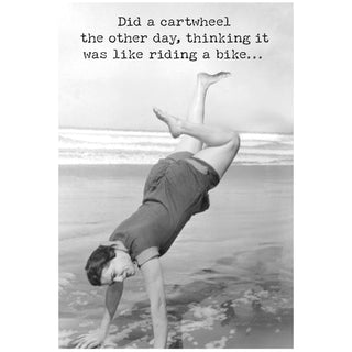 Cartwheel Greeting Card - Just for Fun