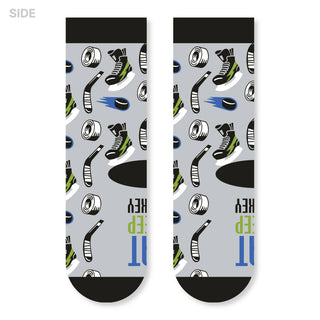 Eat Sleep Hockey Kids' Crew Socks
