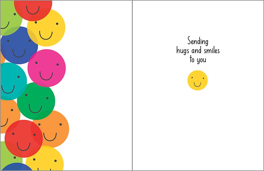 Thinking of You Greeting Card - Smiley