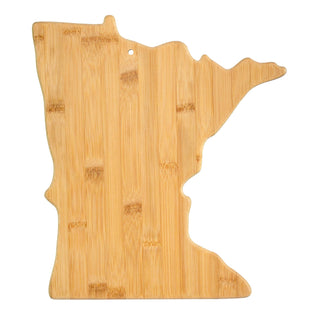 Minnesota Shaped Bamboo Serving & Cutting Board