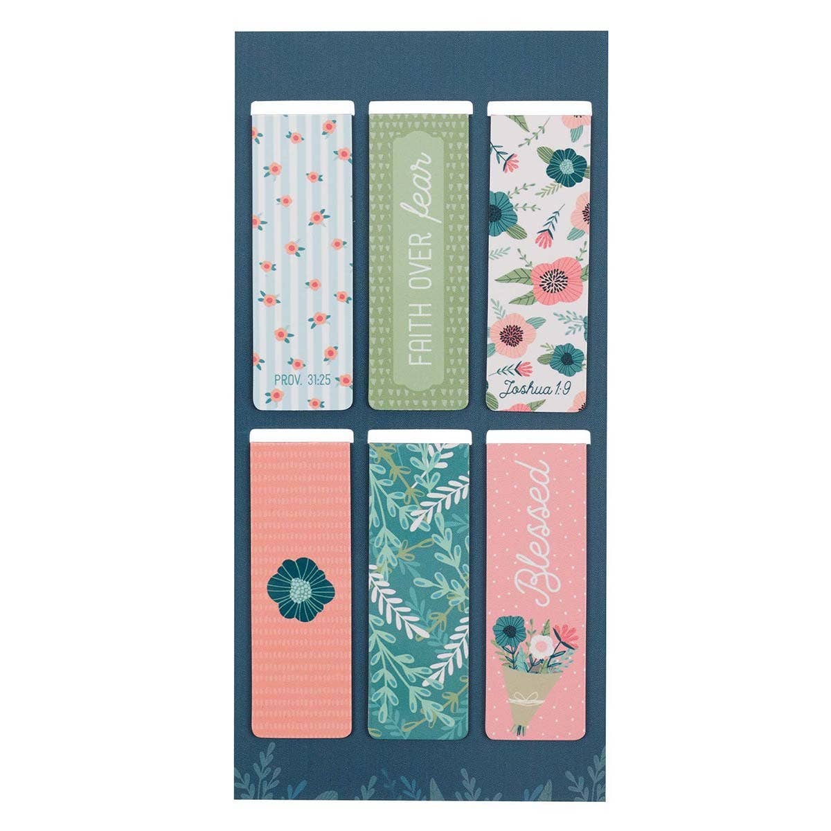 Magnetic Bookmark Set Floral Garden