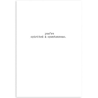 Spirited Greeting Card