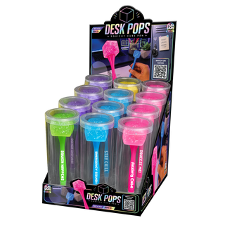Fun Doh Squishy Cube Toy Pen Assortment - 12/Display