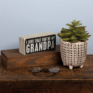 My Grandpa Box Sign