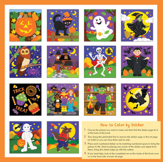 My First Color-By-Sticker Book -- Halloween