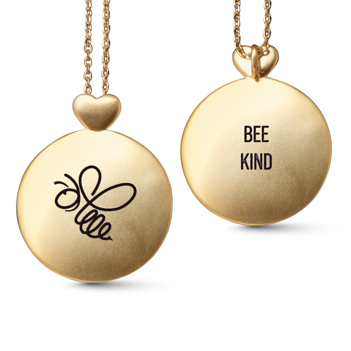 Gold Necklace w/ Bee Pendant