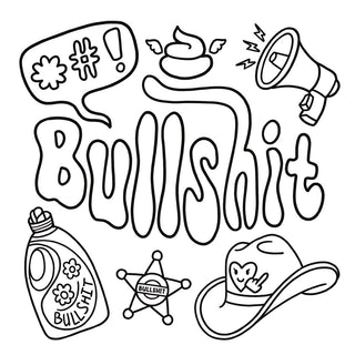 Swear Word: Bold & Easy Coloring Book | Funny Adult Coloring Book