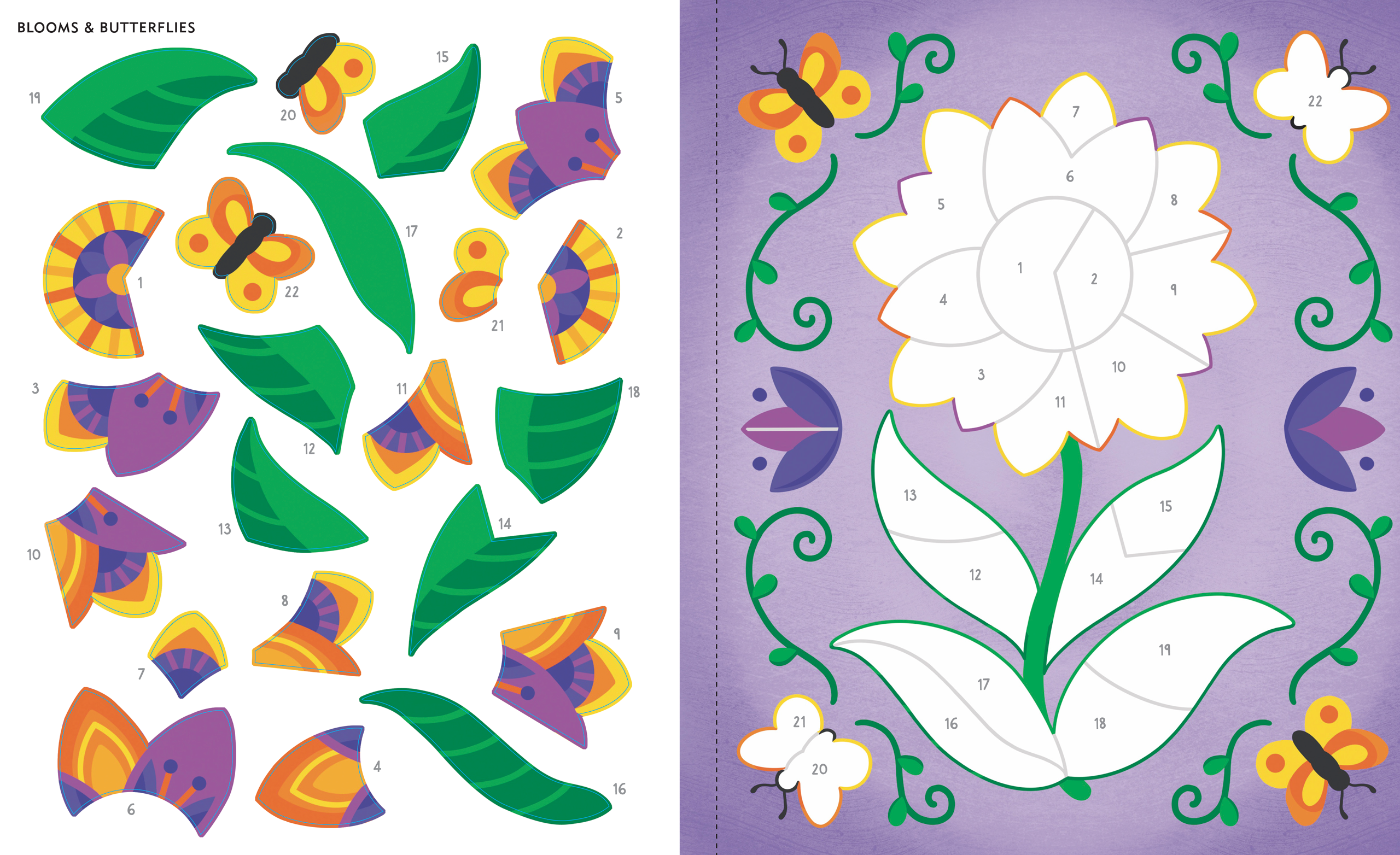 Large Print Color-by-Sticker Book: Mindfulness