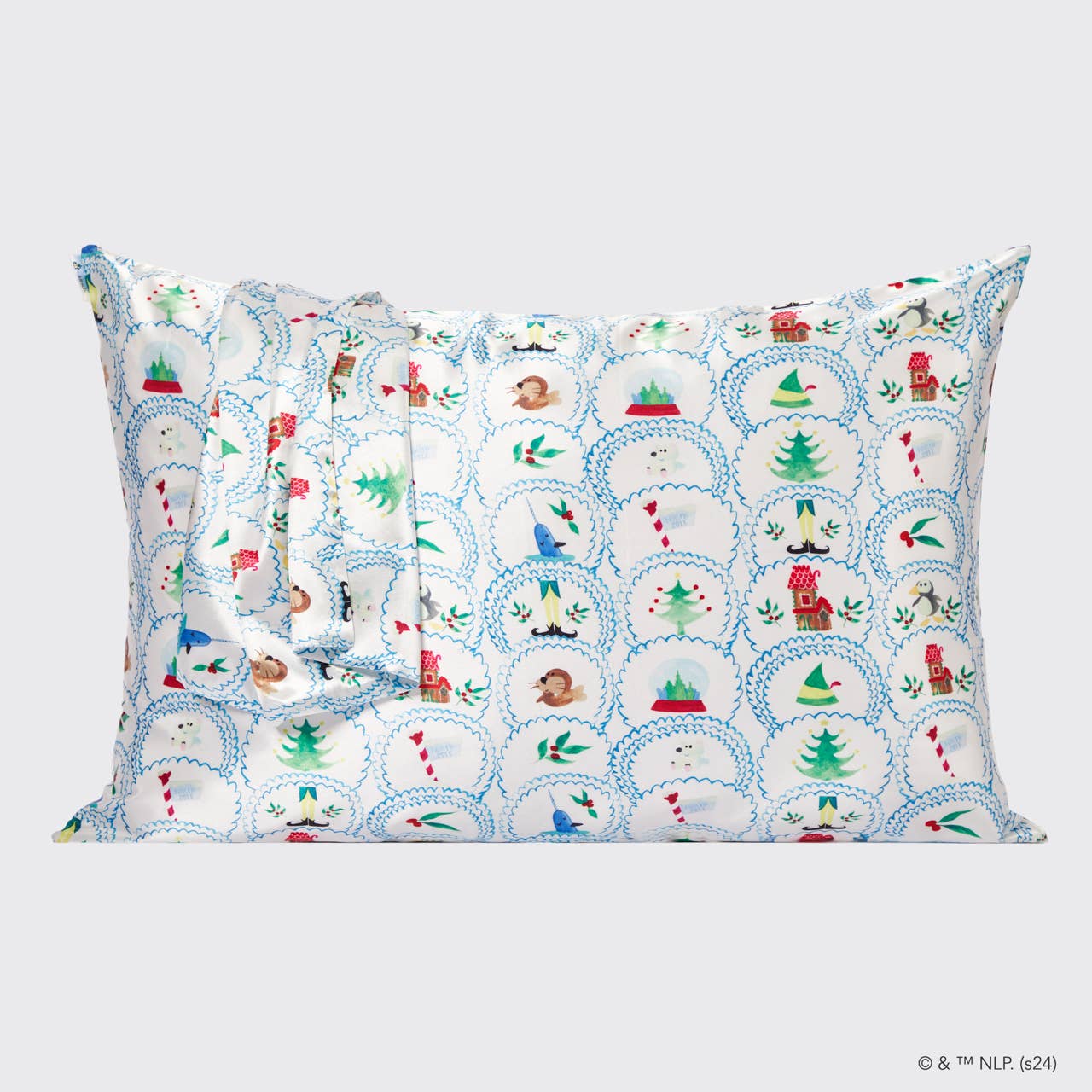 Elf Kitsch Satin Pillowcase Standard - North Pole