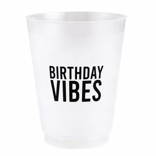 Birthday VIbes Reusable Cups