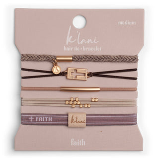 Faith Hair Tie Bracelets by K'lani