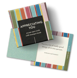 Thoughtfulls Appreciating You Pop-Open Cards by Compendium
