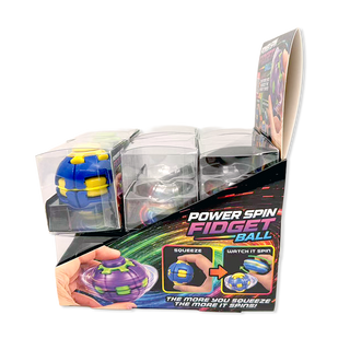 Power Spin Squeeze Fidget Ball Toy
